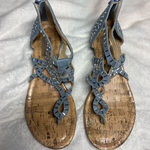 Dolce By Mojo Moxy Blue Sandals